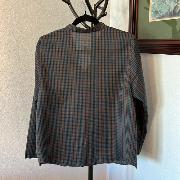 Oska Long Sleeve Top & Pants Plaid Size M - Picture 7 of 16